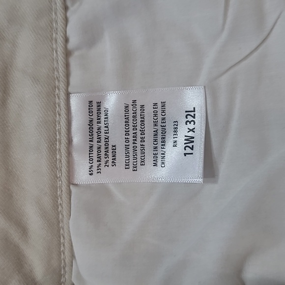 EUC Idyllwind Pants Women's sz 12/32L Cream/Tan High Rise Bootcut Pants - Picture 8 of 13